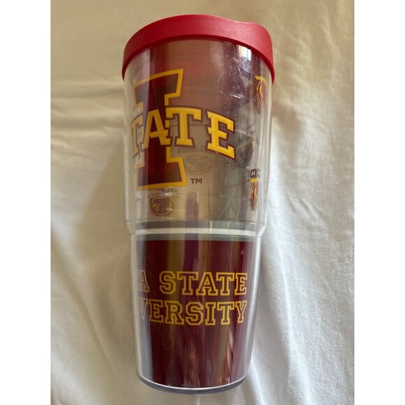 Iowa State University Cyclones Tervis 24 Oz Insulated Tumbler W Red Lid College - Picture 6 of 10